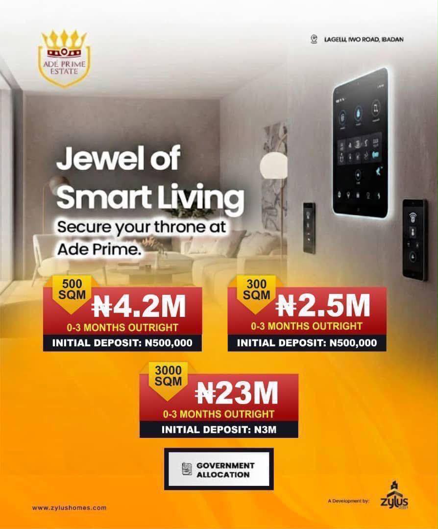 ADÉ PRIME ESTATE, LAGELU, IBADAN