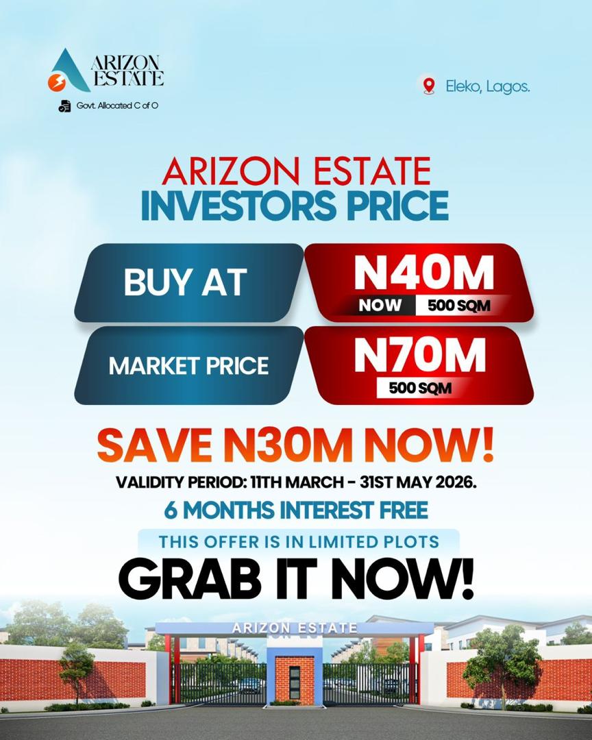 🏡INTRODUCING ARIZON ESTATE – EXCLUSIVE INVESTORS PRICE